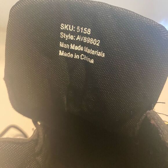 AVALANCHE‎ Men’s Low Hiker Boots Lace Up Black Size 9.5 New No Box - Picture 11 of 11